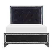Pearl black metallic finish queen bed by Homelegance additional picture 18