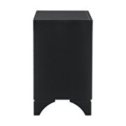 Pearl black metallic finish nightstand by Homelegance additional picture 4