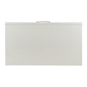 Pearl white metallic finish chest by Homelegance additional picture 2