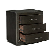 Dark charcoal finish nightstand by Homelegance additional picture 5