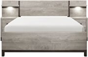 Light gray and gray finish queen bed by Homelegance additional picture 16