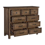 Light brown finish dresser by Homelegance additional picture 3