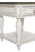 Antique white and oak coffee table by Homelegance additional picture 7