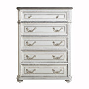 Antique white and oak chest by Homelegance additional picture 6