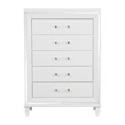 White metallic finish chest by Homelegance additional picture 2