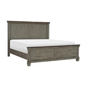Coffee and antique gray queen bed by Homelegance additional picture 2
