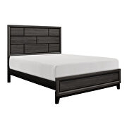 Gray finish modern styling queen bed additional photo 2 of 18