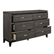 Gray finish modern styling dresser by Homelegance additional picture 3