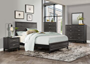 Gray finish modern styling full bed by Homelegance additional picture 2