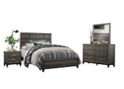 Gray finish modern styling full bed by Homelegance additional picture 17