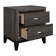 Gray finish modern styling nightstand by Homelegance additional picture 3