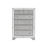 Silver finish striking styling chest by Homelegance additional picture 3