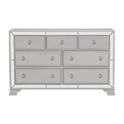 Silver finish striking styling dresser by Homelegance additional picture 3
