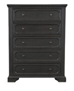 Wire-brushed charcoal finish chest by Homelegance additional picture 3