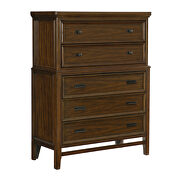 Brown cherry finish classic styling chest additional photo 2 of 2