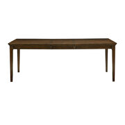 Brown cherry finish separate extension leaf dining table by Homelegance additional picture 5