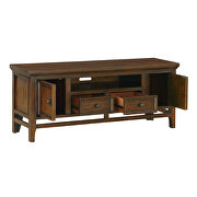 Brown cherry finish TV stand by Homelegance additional picture 2