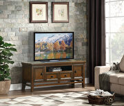 Brown cherry finish TV stand by Homelegance additional picture 4