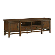 Brown cherry finish TV stand by Homelegance additional picture 3