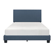 Blue fabric upholstery eastern king bed by Homelegance additional picture 4