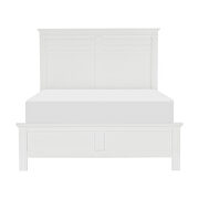 White finish transitional styling eastern king bed by Homelegance additional picture 12