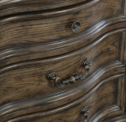 Brown oak finish nightstand by Homelegance additional picture 3