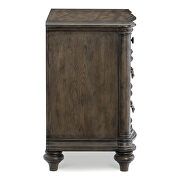 Brown oak finish nightstand by Homelegance additional picture 6