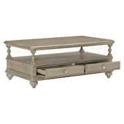 Driftwood gray finish coffee table by Homelegance additional picture 11