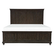 Driftwood charcoal finish solid transitional styling eastern king bed by Homelegance additional picture 3
