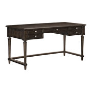Driftwood charcoal finish writing desk by Homelegance additional picture 6