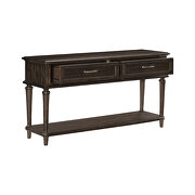 Driftwood charcoal finish sofa table by Homelegance additional picture 2