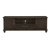 Driftwood charcoal finish TV stand by Homelegance additional picture 4