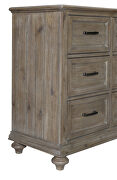 Driftwood light brown finish solid transitional styling dresser by Homelegance additional picture 4