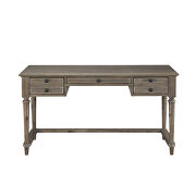 Driftwood light brown finish writing desk by Homelegance additional picture 7