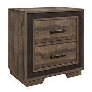 Rustic mahogany and dark ebony finish full bed by Homelegance additional picture 12