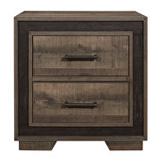 Rustic mahogany and dark ebony finish twin bed by Homelegance additional picture 13