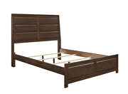 Espresso finish contemporary design eastern king bed by Homelegance additional picture 2