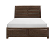 Espresso finish contemporary design eastern king bed by Homelegance additional picture 3