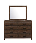 Espresso finish contemporary design eastern king bed by Homelegance additional picture 6
