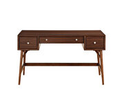 Brown finish retro-modern styling writing desk by Homelegance additional picture 2