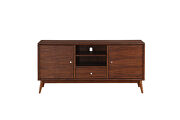 Brown finish retro-modern styling TV stand by Homelegance additional picture 2