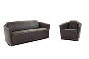 Full Italian leather sofa in chocolate additional photo 2 of 2