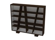 Wenge camerino / artic grey modern display unit by Moe's Home Collection additional picture 2