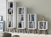 White retro style bookcase display by Moe's Home Collection additional picture 2