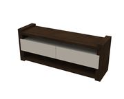Ultra-modern tv-unit in wenge / off-white by Moe's Home Collection additional picture 2