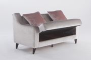 Gray fabric ultra-contemporary living room loveseat by Istikbal additional picture 2