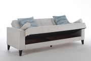 Cream urban modern style storage/sleeper sofa by Istikbal additional picture 8