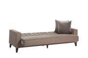 Brown urban modern style storage/sleeper sofa by Istikbal additional picture 6