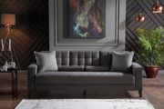 Gray urban modern style storage/sleeper sofa by Istikbal additional picture 8