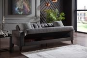 Gray urban modern style storage/sleeper sofa by Istikbal additional picture 9